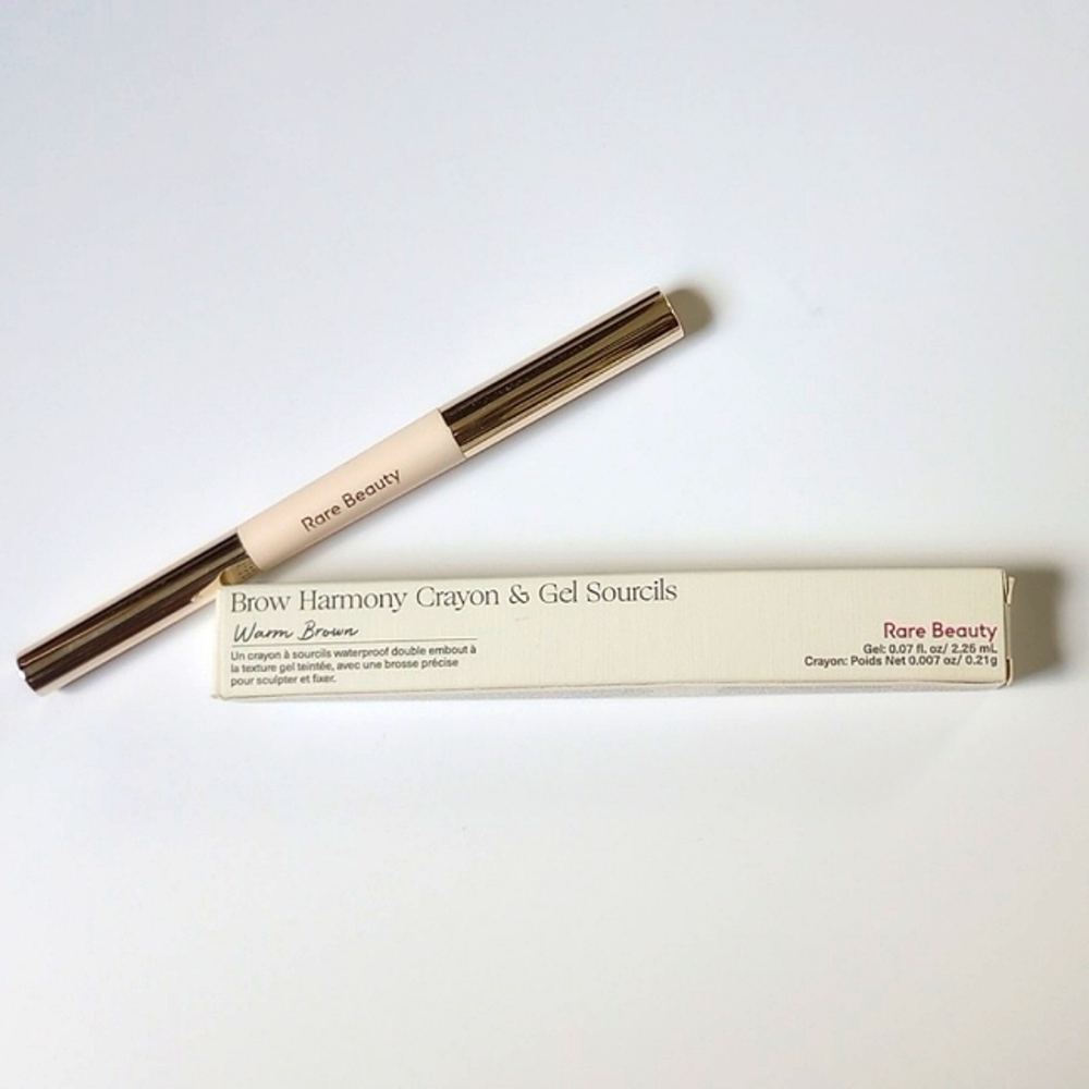 BROW HARMONY WARM BROWN Rare Beauty By Selena Gomez PENCIL & GEL New In Box FS